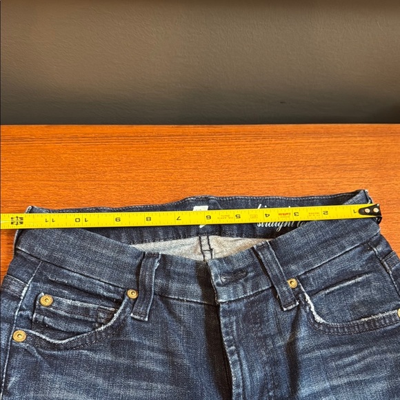 For all man kind kimmie straight leg  Women's Blue Jeans size 24 - Picture 5 of 13